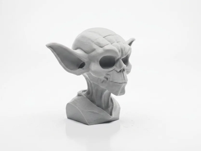 Mô hình 3D Yoda Đầu Lâu - Tượng Sưu Tầm Star Wars - Image 2
