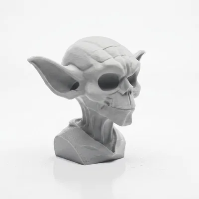 Mô hình 3D Yoda Đầu Lâu - Tượng Sưu Tầm Star Wars