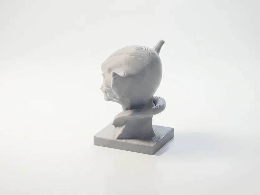 Mô hình 3D tượng bán thân Yoda nửa mặt đầu lâu (STL File) - Image 4