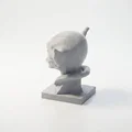 Mô hình 3D tượng bán thân Yoda nửa mặt đầu lâu (STL File) - Thumbnail 4