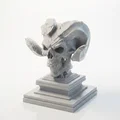 Mô hình đầu lâu quỷ Hellboy - File in 3D nghệ thuật - Thumbnail 1