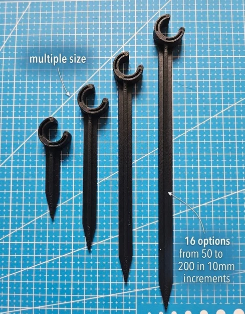 Cọc giữ ống tưới Gardena Micro-Drip 13mm đa kích thước - Image 3
