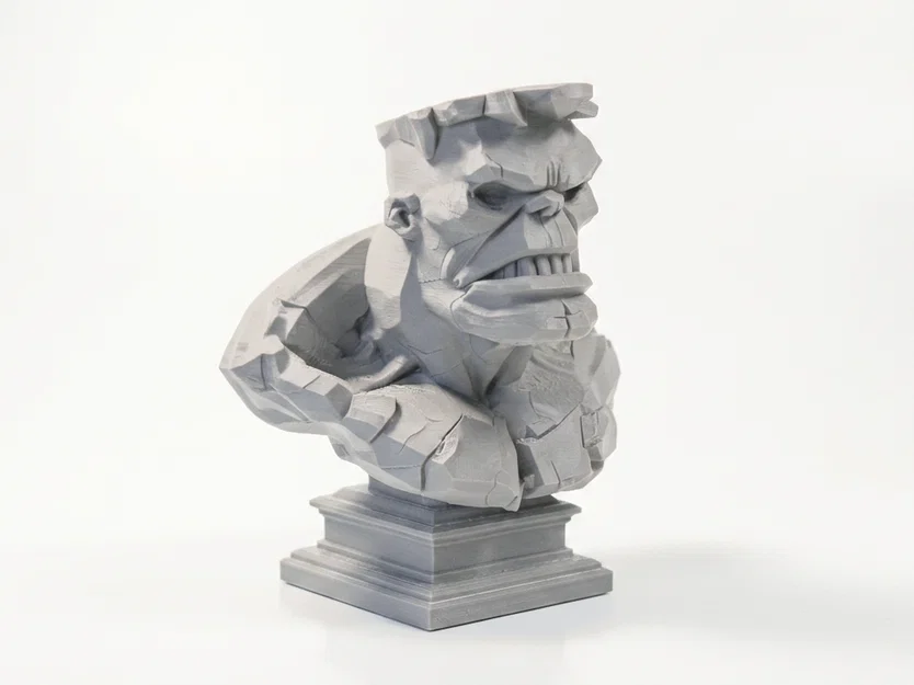 Mô hình tượng đầu lâu Hulk - File in 3D (Hulk Skull Bust) - Image 2