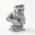 Mô hình tượng đầu lâu Hulk - File in 3D (Hulk Skull Bust) - Thumbnail 2