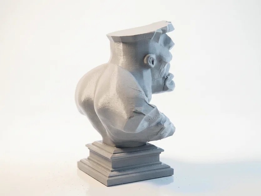 Mô hình tượng đầu lâu Hulk - File in 3D (Hulk Skull Bust) - Image 3