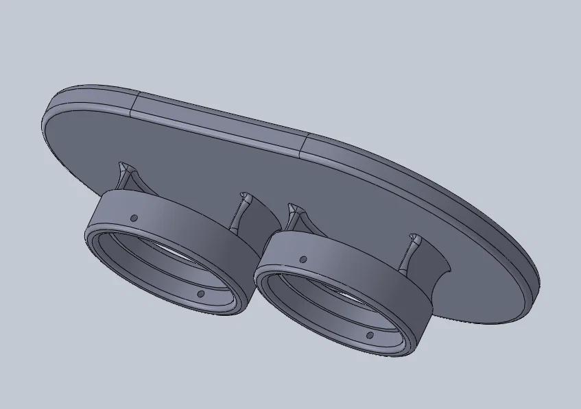 Nắp che mưa 3D cho bộ chế hòa khí Weber 40IDF trên Porsche 914 - Image 4