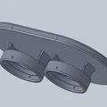Nắp che mưa 3D cho bộ chế hòa khí Weber 40IDF trên Porsche 914 - Thumbnail 4