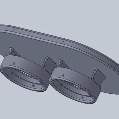 Nắp che mưa 3D cho bộ chế hòa khí Weber 40IDF trên Porsche 914