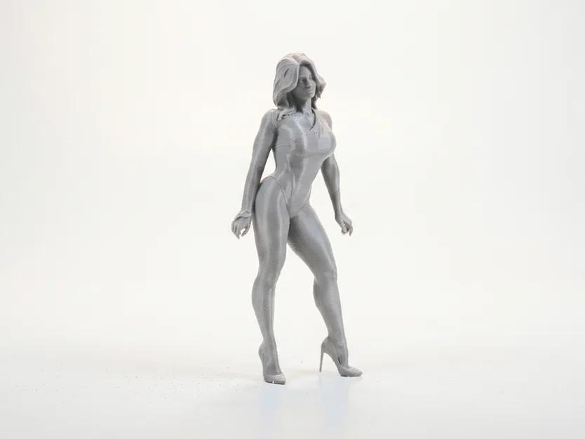 Tượng Cô Gái Nghệ Thuật - Mô Hình In 3D - Image 2