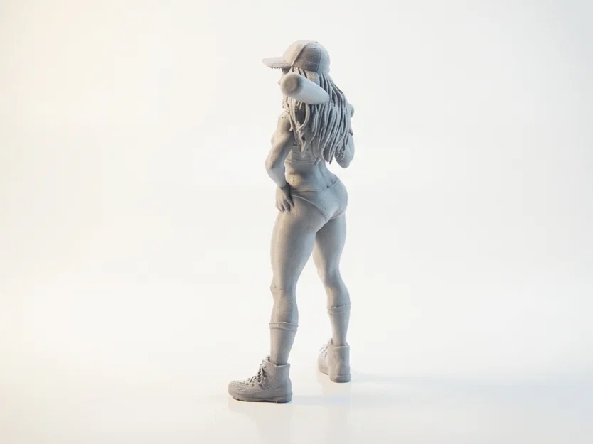Mô hình 3D nữ vận động viên bóng chày (Bikini Batter) - Image 4