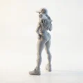 Mô hình 3D nữ vận động viên bóng chày (Bikini Batter) - Thumbnail 4
