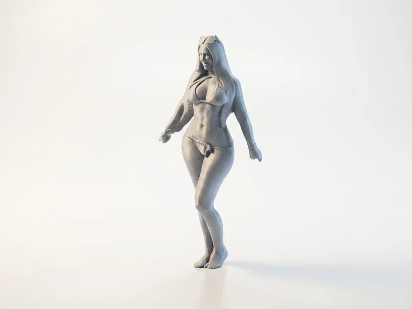 Mô hình tượng nữ Bikini Beach Babe in 3D - Image 1