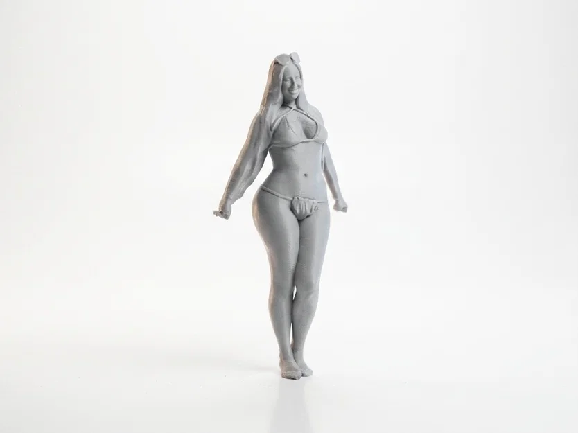 Mô hình tượng nữ Bikini Beach Babe in 3D - Image 2