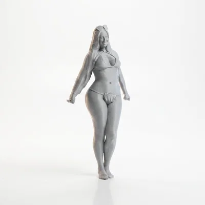 Mô hình tượng nữ Bikini Beach Babe in 3D
