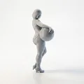 Mô hình nữ giới bikini cầm bóng in 3D đầy cuốn hút - Thumbnail 3
