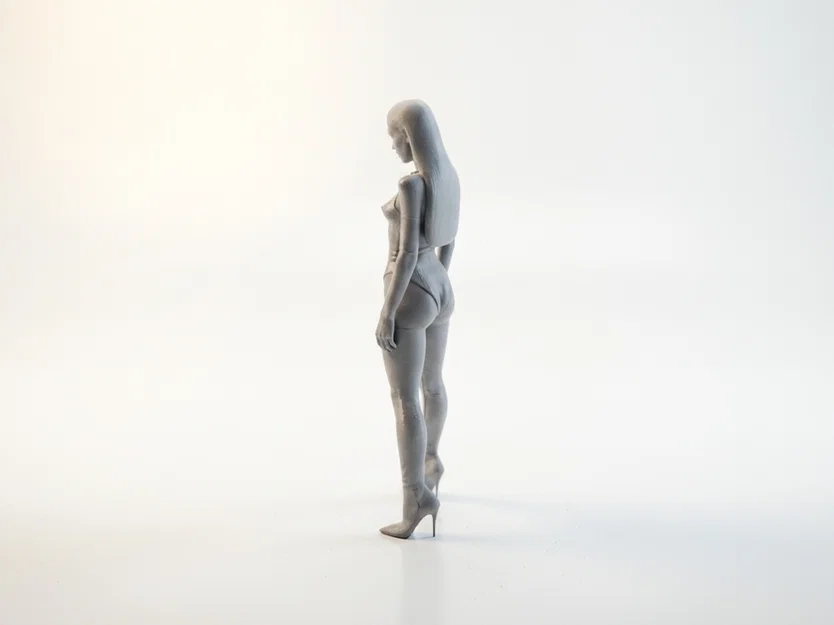 Mô hình tượng nữ nhân duyên dáng - File in 3D STL - Image 4