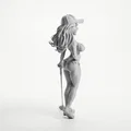 Mô hình tượng nữ vận động viên Golf bikini in 3D - Thumbnail 3