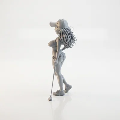 Mô hình tượng nữ vận động viên Golf bikini in 3D