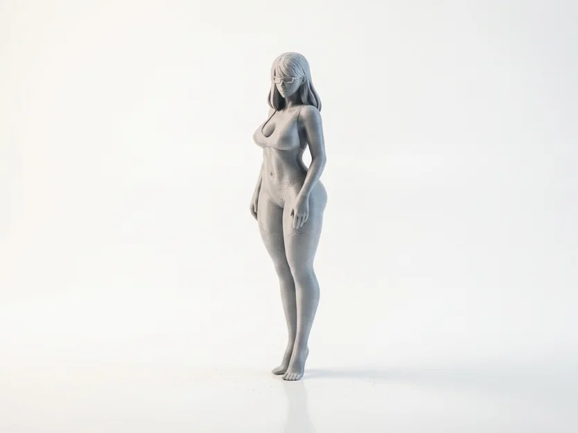 Mô hình tượng cô gái mặc Bikini - Tượng nữ nghệ thuật in 3D - Image 2
