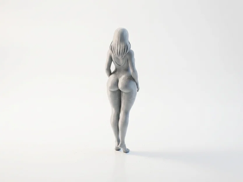 Mô hình tượng cô gái mặc Bikini - Tượng nữ nghệ thuật in 3D - Image 4