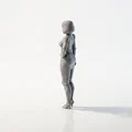 Mô hình nữ chiến binh Bionic - File in 3D nghệ thuật - Thumbnail 4