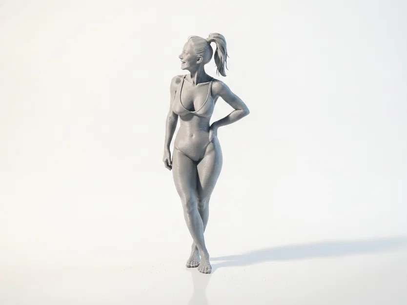 Mô hình tượng nữ diện Bikini in 3D tinh xảo - Image 1