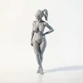 Mô hình tượng nữ diện Bikini in 3D tinh xảo - Thumbnail 1