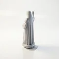Mô hình 3D tượng cô gái trùm đầu đầy nghệ thuật - Thumbnail 4