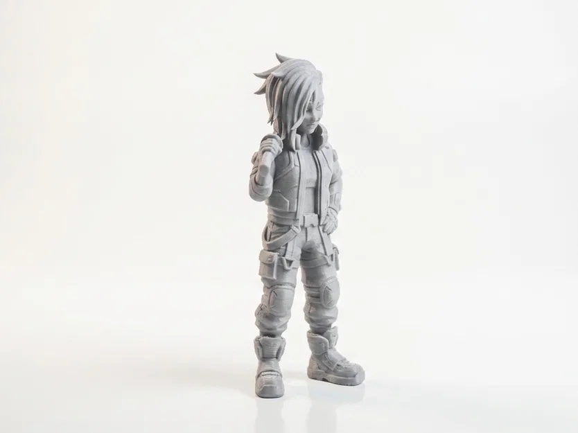 Mô hình nữ chiến binh Bionic - Tượng in 3D Sci-Fi - Image 2