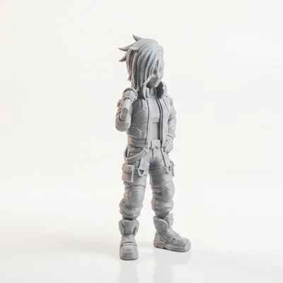 Mô hình nữ chiến binh Bionic - Tượng in 3D Sci-Fi