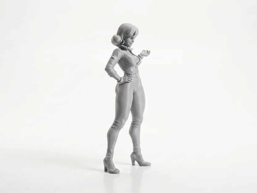 Mô hình nhân vật nữ mặc Bodysuit - File in 3D sắc nét - Image 2