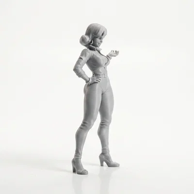 Mô hình nhân vật nữ mặc Bodysuit - File in 3D sắc nét