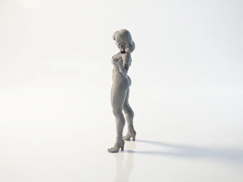 Mô hình nhân vật nữ mặc Bodysuit - File in 3D sắc nét - Image 4