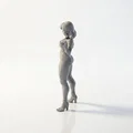 Mô hình nhân vật nữ mặc Bodysuit - File in 3D sắc nét - Thumbnail 4