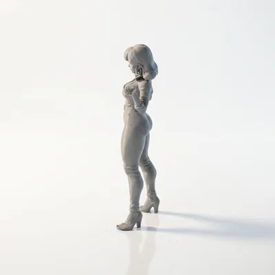 Mô hình nhân vật nữ mặc Bodysuit - File in 3D sắc nét