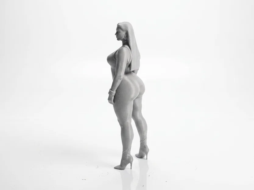 Mô hình tượng nhân vật nữ mặc Bodysuit - File in 3D - Image 1
