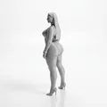 Mô hình tượng nhân vật nữ mặc Bodysuit - File in 3D - Thumbnail 1