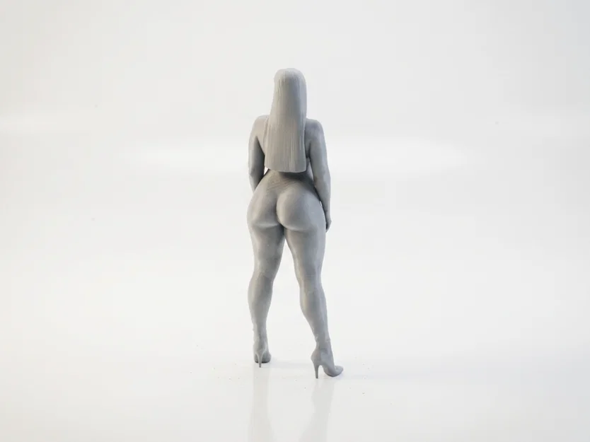Mô hình tượng nhân vật nữ mặc Bodysuit - File in 3D - Image 4