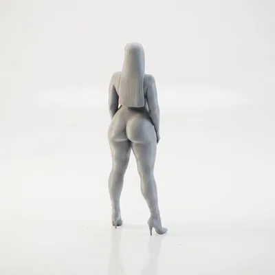 Mô hình tượng nhân vật nữ mặc Bodysuit - File in 3D