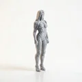 Mô hình tượng nữ Cyborg 3D Printable (Bot Lady) - Thumbnail 2