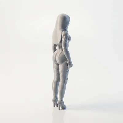 Mô hình tượng nữ Cyborg 3D Printable (Bot Lady)