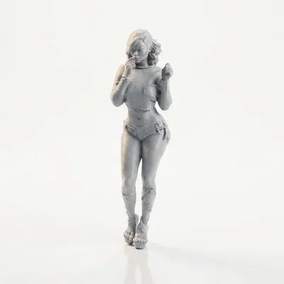 Mô hình 3D Figurine Nữ Booty Shorts Babe