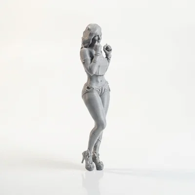 Mô hình 3D Figurine Nữ Booty Shorts Babe