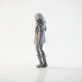 Mô hình tượng nữ trùm mũ (Hooded Figure) in 3D - Thumbnail 4