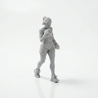 Mô hình 3D Nữ Võ Sĩ Quyền Anh Athletic (Boxer Lady)