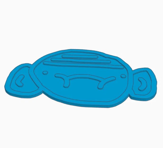 Mô hình Flat Monkey - Chú khỉ phẳng siêu dễ thương để in 3D - Image 2