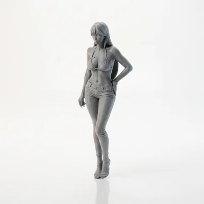 Mô hình tượng người phụ nữ thời trang in 3D