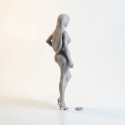 Mô hình tượng người phụ nữ thời trang in 3D