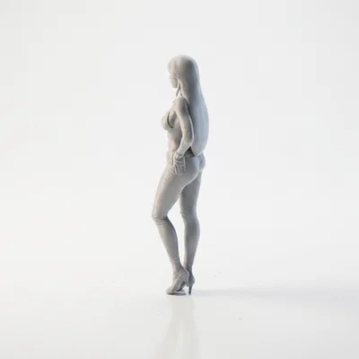 Mô hình tượng người phụ nữ thời trang in 3D