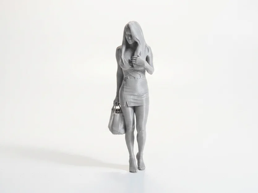 Mô hình 3D in được: Tượng nữ doanh nhân thanh lịch - Image 1